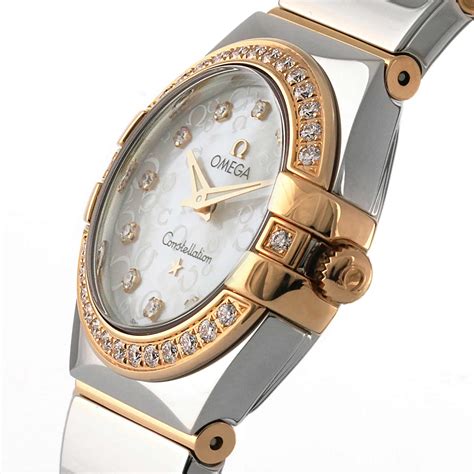 omega ladies rose gold watch|omega rose gold women's watch.